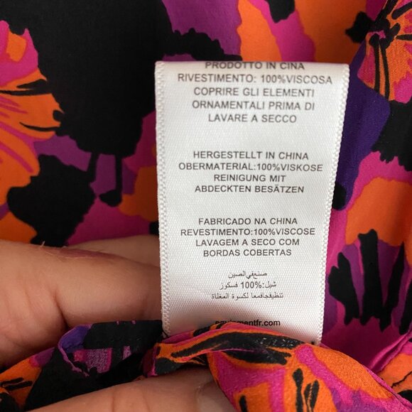 Equipment Long-Sleeve Floral Shirt/Blouse - Picture 3 of 9